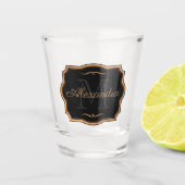 Golden Stippen Shot Glas (Voorkant)