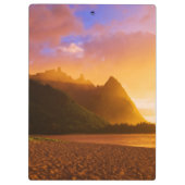 Golden strand sunset, Hawaii Klembord (Achterkant)