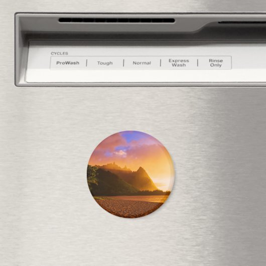 Golden strand sunset, Hawaii Magneet (Insitu (Vaatwasser))