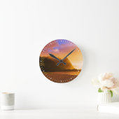 Golden strand sunset, Hawaii Ronde Klok (Huis)