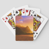 Golden strand sunset, Hawaii Speelkaarten (Achterkant)
