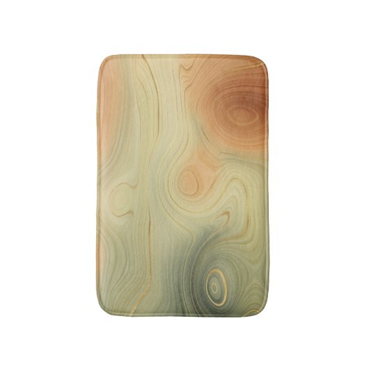 Golden Strata | Perzisch verbrand Oranje groen aga Badmat (Voorkant Verticaal)