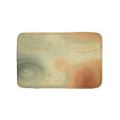 Golden Strata | Perzisch verbrand Oranje groen aga Badmat (Voorkant)