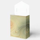 Golden Strata | Perzisch verbrand Oranje groen aga Bedankdoosjes (Geopend)