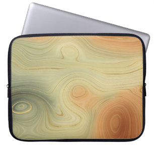 Golden Strata Perzisch verbrand Oranje groen aga Laptop Sleeve