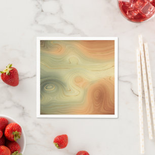 Golden Strata Perzisch verbrand Oranje groen aga Servet