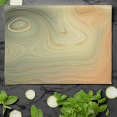 Golden Strata | Perzisch verbrand Oranje groen aga Theedoek