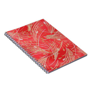 Golden Straw Chinese Rode Vriendschap Notitieboek