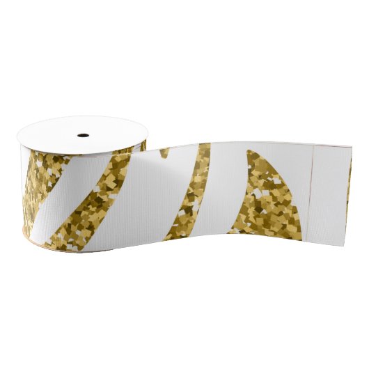 Golden strepen, tijgerstrepen, patroon grosgrain lint (Spoel)