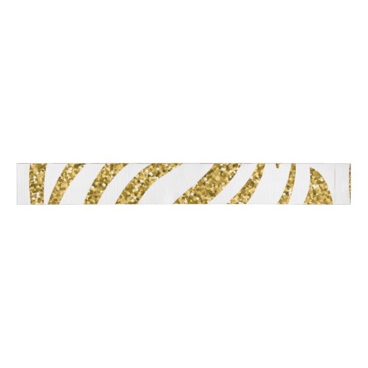 Golden strepen, tijgerstrepen, patroon grosgrain lint (Voorkant)