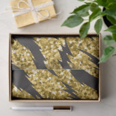 Golden strepen, tijgerstrepen, patroon tissuepapier (Geschenk)