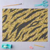 Golden strepen, tijgerstrepen, patroon tissuepapier (Craft)