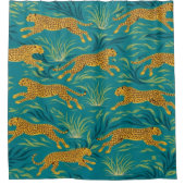 Golden Stride Douchegordijn (Voorkant)