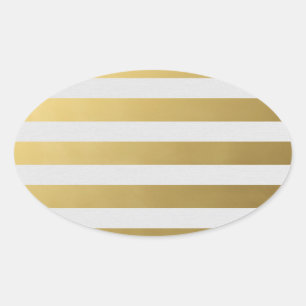 Golden Striped Sticker
