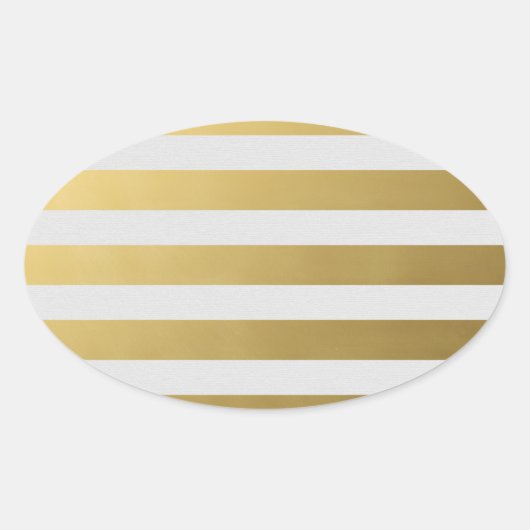 Golden Striped Sticker (Voorkant)