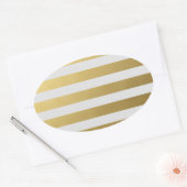 Golden Striped Sticker (Envelop)