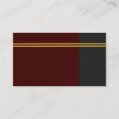 Golden Stripes Visitekaartje (Achterkant)