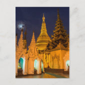 Golden Stupa en Temples Briefkaart (Voorkant)