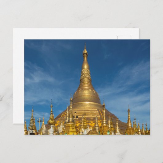 Golden Stupa Temple Briefkaart (Voorkant / Achterkant)