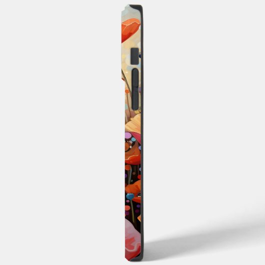 Golden Summer Glow Poppy Paradise Case-Mate iPhone Case (Achterkant / Links)