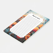 Golden Summer Glow Poppy Paradise Post-it® Notes (Schuin)
