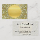 Golden Sun-achtergrond Visitekaartje (Voorkant / Achterkant)