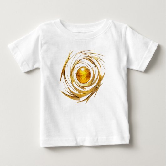 Golden Sun Art Baby T-shirt (Voorkant)