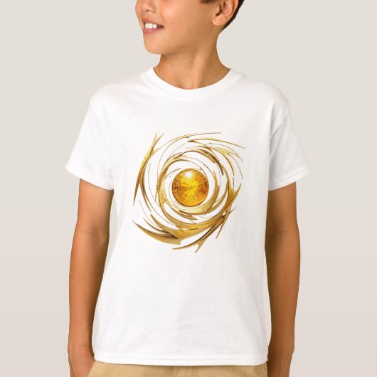 Golden Sun Art Kind Basic T-shirt (Voorkant)