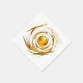 Golden Sun Art papieren servetten (Hoek)