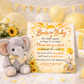 Golden Sun Baby Book Style Informatiekaartje