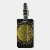 Golden Sun Bagagelabel (Voorkant verticaal)