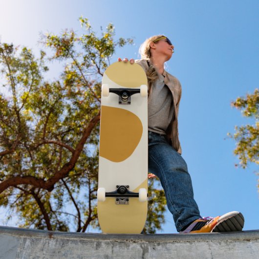 Golden Sun en Wave Half Pipe Skateboard (Buiten 1)