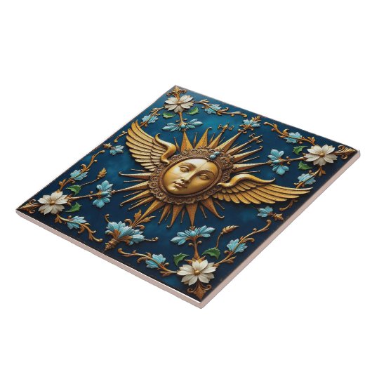 Golden Sun God Tegeltje (Zijkant)