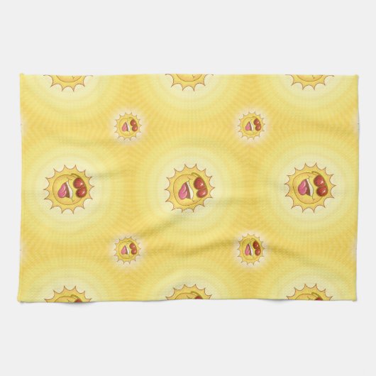 Golden Sun Kitchen Towel Theedoek (Horizontaal)