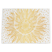 Golden Sun Mandala Confetti Groot Cadeauzakje (Voorkant)