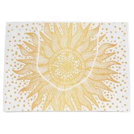 Golden Sun Mandala Confetti Groot Cadeauzakje