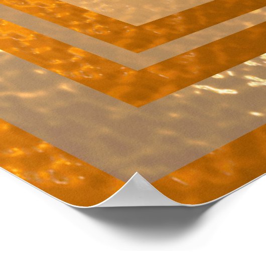 Golden Sun Mandala - Warm Regards Poster (Hoek)