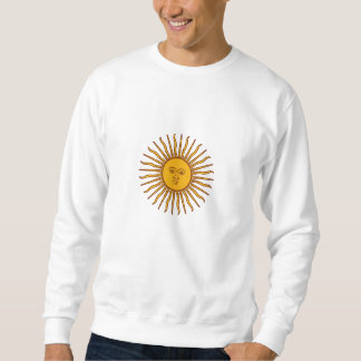 Golden Sun of May Argentina Flag Sweatshirt