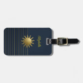 Golden Sun op het Bagagelabel (Voorkant horizontaal)