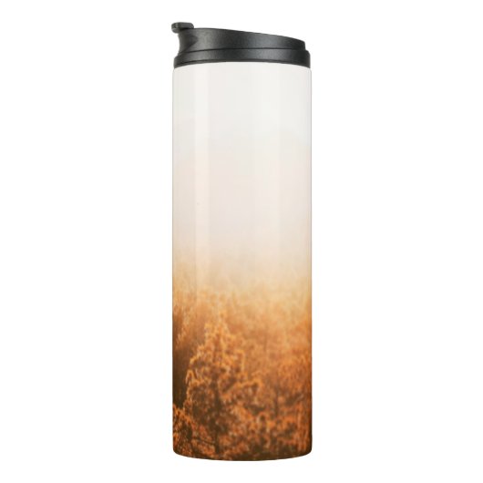 GOLDEN SUN OVER A FOREST THERMOSBEKER (Geroteerd rechts)