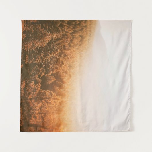 GOLDEN SUN OVER A FOREST WANDKLEED (Voorkant (horizontaal))