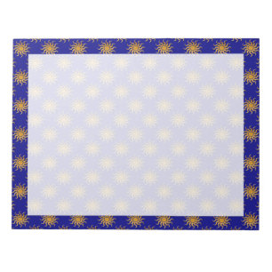 Golden Sun Pattern van Shirley Taylor Notitieblok