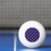 Golden Sun Pattern van Shirley Taylor Pingpongbal (Net)