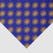 Golden Sun Pattern van Shirley Taylor Tissuepapier (Detail)