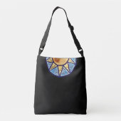 Golden Sun Rise ~ Uplifting Message Crossbody Tas (Achterkant)