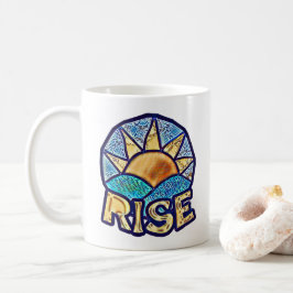 Golden Sun Rise ~ Uplifting Message Koffiemok