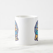 Golden Sun Rise ~ Uplifting Message Koffiemok (Center)