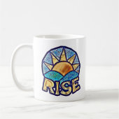 Golden Sun Rise ~ Uplifting Message Koffiemok (Links)