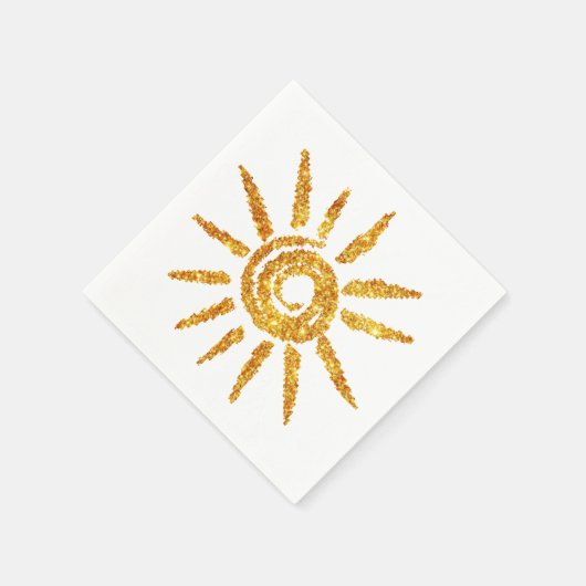 Golden Sun Servetten (Hoek)