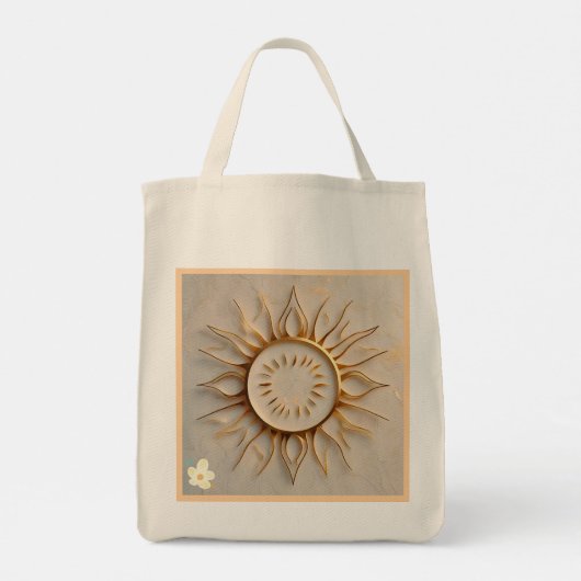 "Golden Sun" Tote Bag (Achterkant)